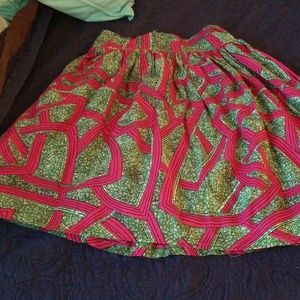 African wax Ankara skirt